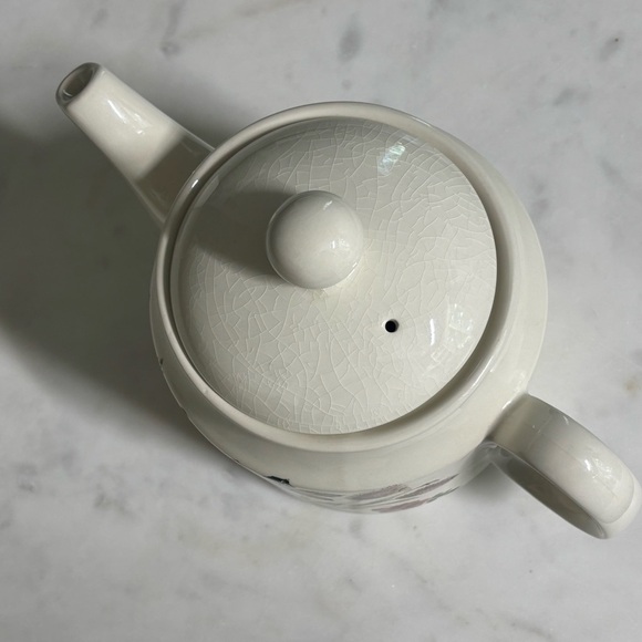 Vintage Sadler, England floral ceramic teapot with lid in Hedgerow pattern - Picture 4 of 8